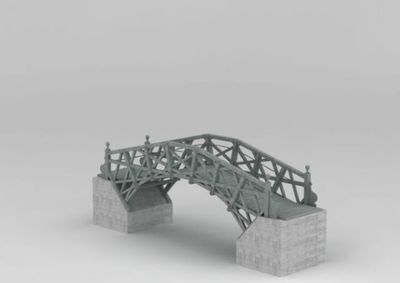 經典工程再現 樸實的鋼架橋3D模型免費下載與設計指南